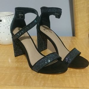 Glitter sparkly heels